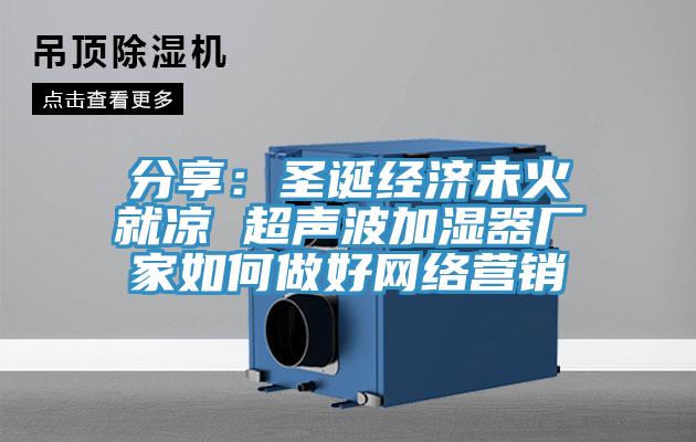 分享：聖誕經濟未火就涼 超聲波加濕器廠家如何做好網絡營銷