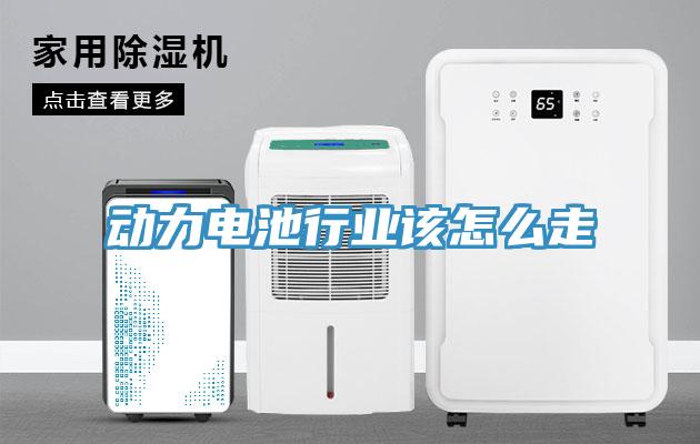 動力電池行業該怎麽走