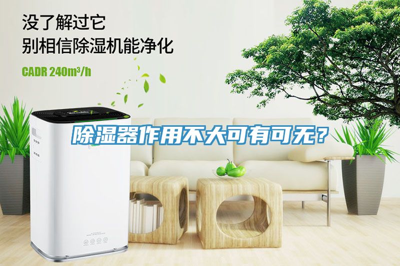 除濕器作用不大可有可無？